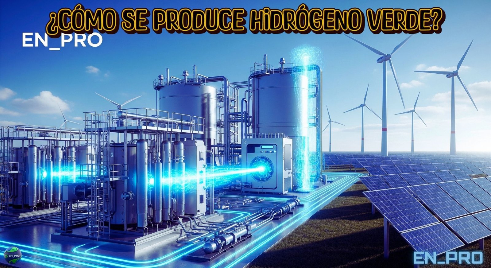¿CÓMO SE PRODUCE HIDRÓGENO VERDE?