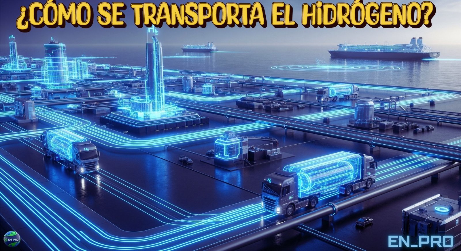¿CÓMO SE TRANSPORTA EL HIDRÓGENO?