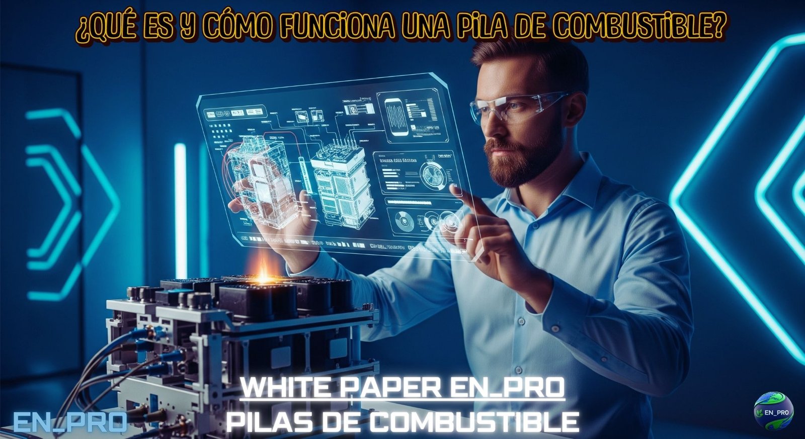 ¿QUÉ ES Y CÓMO FUNCIONA UNA PILA DE COMBUSTIBLE?