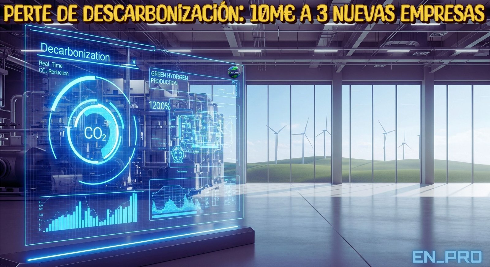 PERTE DE DESCARBONIZACIÓN: 10M€ A 3 NUEVAS EMPRESAS
