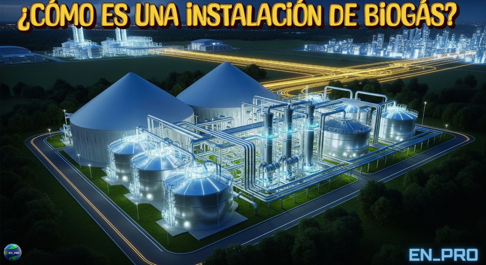 ¿CÓMO ES UNA INSTALACIÓN DE BIOGÁS?