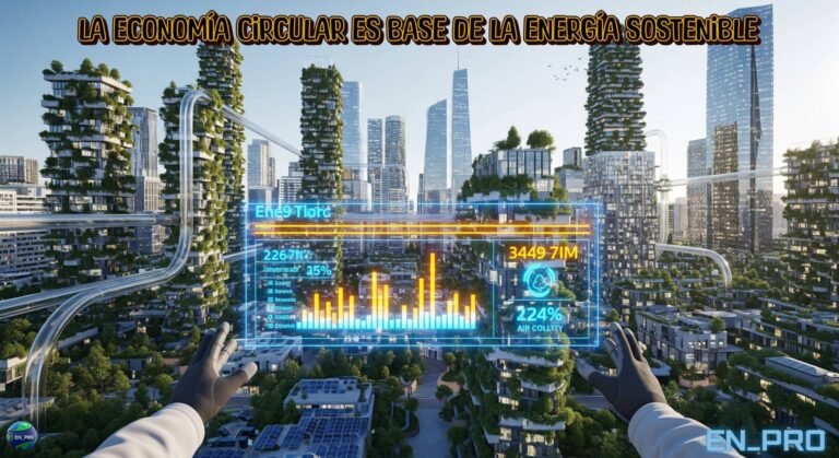LA ECONOMÍA CIRCULAR ES BASE DE LA ENERGÍA SOSTENIBLE