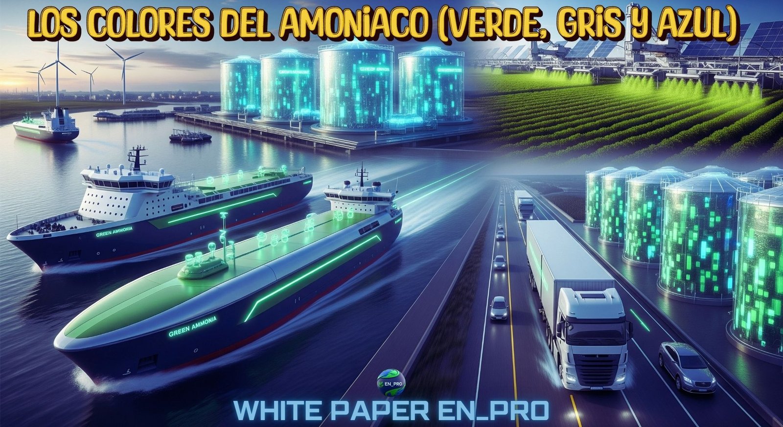 LOS COLORES DEL AMONIACO (VERDE, GRIS Y AZUL)