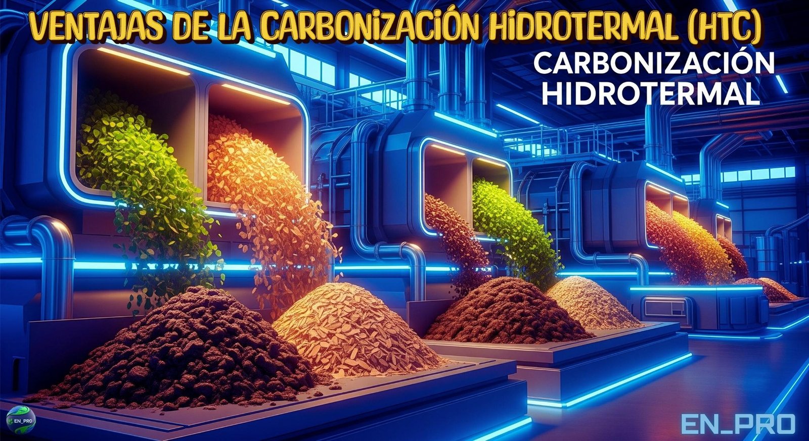 VENTAJAS DE LA CARBONIZACIÓN HIDROTERMAL (HTC)