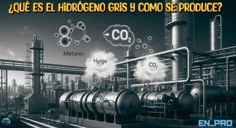 ¿QUÉ ES EL HIDRÓGENO GRIS Y COMO SE PRODUCE?