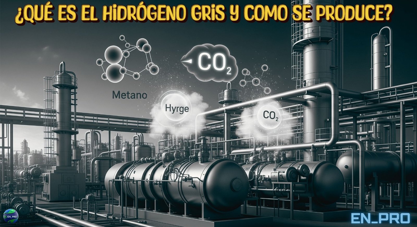 ¿QUÉ ES EL HIDRÓGENO GRIS Y COMO SE PRODUCE?