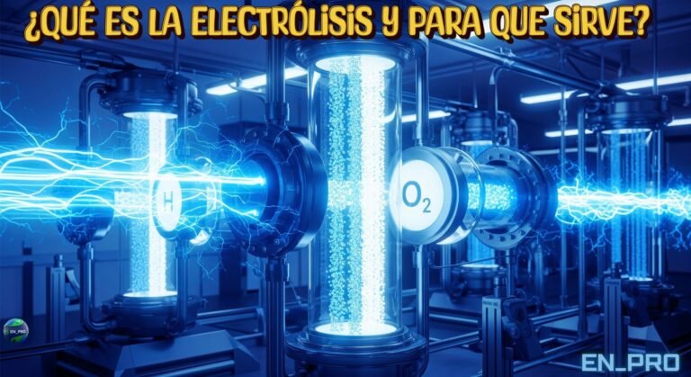 ¿QUÉ ES LA ELECTRÓLISIS Y PARA QUE SIRVE?