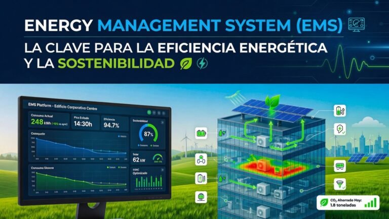 Un Energy Management System (EMS), o Sistema de Gestión Energética (SGE) en español, es una plataforma tecnológica diseñada para supervisar, controlar y optimizar el consumo de energía eléctrica en tiempo real.